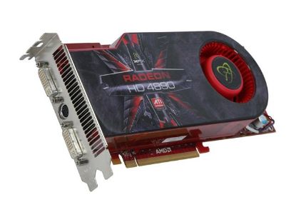 Picture of XFX HD-489A-ZDF Radeon HD 4890 1GB 256-bit GDDR5 PCI Express 2.0 x16 HDCP Ready CrossFireX Support Video Card