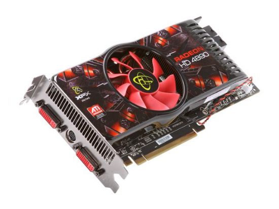 Picture of XFX HD-489X-ZSFC Radeon HD 4890 1GB 256-bit GDDR5 PCI Express 2.0 x16 HDCP Ready CrossFireX Support Video Card