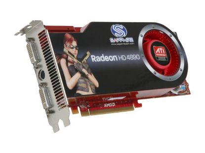 Picture of SAPPHIRE 100269SR Radeon HD 4890 1GB 256-bit GDDR5 PCI Express 2.0 x16 HDCP Ready CrossFireX Support Video Card