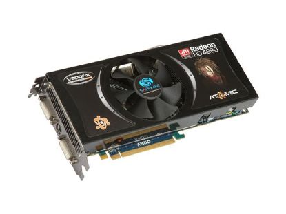 Picture of SAPPHIRE 100269ATL Atomic Radeon HD 4890 1GB 256-bit GDDR5 PCI Express 2.0 x16 HDCP Ready CrossFire Supported Video Card