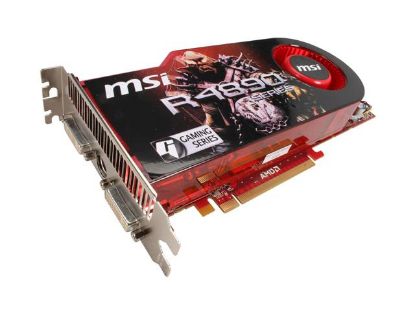 Picture of MSI R4890 T2D1G OC Radeon HD 4890 1GB 256-bit GDDR5 PCI Express 2.0 x16 HDCP Ready CrossFireX Support Video Card - OC Edition