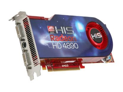 Picture of HIS H489F1GP Radeon HD 4890 1GB 256-bit GDDR5 PCI Express 2.0 x16 HDCP Ready CrossFireX Support Video Card