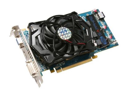 Picture of SAPPHIRE 100277HDMI Radeon HD 4770 512MB 128-bit GDDR5 PCI Express 2.0 x16 HDCP Ready CrossFireX Support Video Card