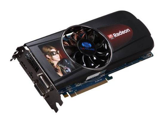 Picture of SAPPHIRE 299 1E140 040SA Radeon HD 5870 (Cypress XT) 1GB 256-bit DDR5 PCI Express 2.0 x16 HDCP Ready CrossFireX Support Video Card w/ Eyef