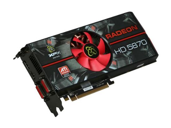 Picture of XFX HD 587X ZNDC Radeon HD 5870 (Cypress XT) XXX Edition 1GB 256-bit DDR5 PCI Express 2.1 x16 HDCP Ready CrossFireX Support Video Card w&