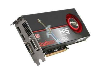 Picture of HIS H585F1GDG Radeon HD 5850 (Cypress Pro) 1GB 256-bit GDDR5 PCI Express 2.0 x16 HDCP Ready CrossFire Supported Video Card w/ATI Eyef