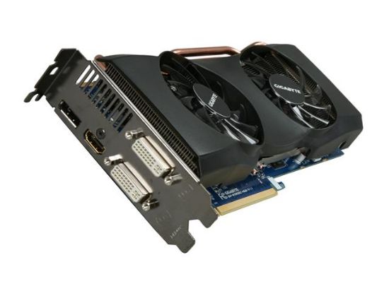 Picture of GIGABYTE GV R585OC 1GD Radeon HD 5850 (Cypress Pro) 1GB 256-bit GDDR5 PCI Express 2.1 x16 HDCP Ready CrossFireX Support Video Card