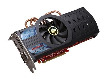 Picture of POWERCOLOR AX5850 1GBD5 PPDHG2 PCS Radeon HD 5850 (Cypress Pro) 1GB 256-bit GDDR5 PCI Express 2.0 x16 HDCP Ready CrossFireX Support