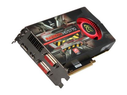 Picture of XFX HD-577A-ZNFA Radeon HD 5770 (Juniper XT) 1GB 128-bit GDDR5 PCI Express 2.1 x16 HDCP Ready CrossFireX Support Video Card