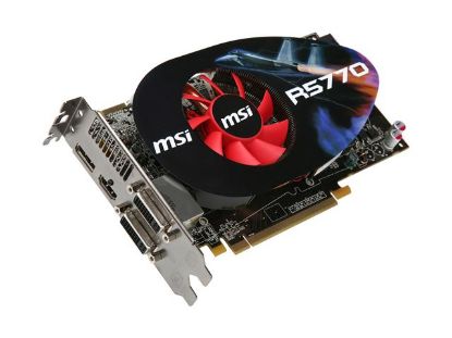 Picture of MSI R5770-PM2D1G/SEAWEED Radeon HD 5770 (Juniper XT) 1GB 128-bit GDDR5 PCI Express 2.0 x16 HDCP Ready CrossFireX Support Video Card