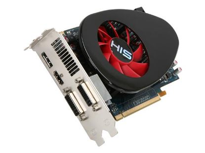 Picture of HIS H575F1GDG Radeon HD 5750 1GB 128-bit GDDR5 PCI Express 2.0 x16 HDCP Ready CrossFireX Support Video Card