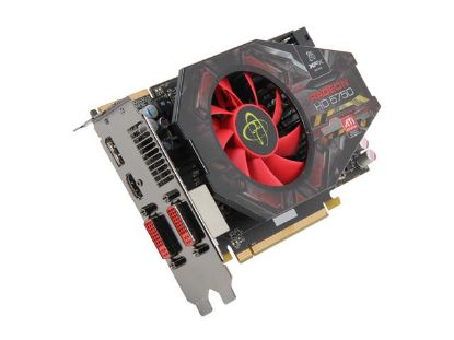 Picture of XFX HD 575X ZNFR Radeon HD 5750 1GB 128-bit GDDR5 PCI Express 2.1 x16 HDCP Ready CrossFireX Support Video Card