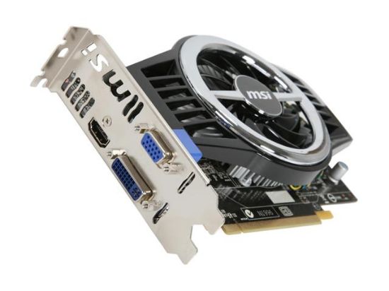 Picture of MSI R5750MD1G Radeon HD 5750 1GB 128-bit GDDR5 PCI Express 2.1 x16 HDCP Ready CrossFireX Support Video Card