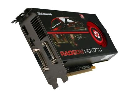 Picture of DIAMOND 5770PE51G Radeon HD 5770 1GB 128-bit GDDR5 PCI Express 2.0 x16 HDCP Ready CrossFireX Support Video Card