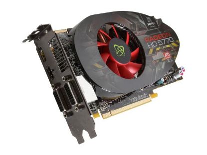 Picture of XFX HD 577A ZHFC Radeon HD 5770 1GB 128-bit GDDR5 PCI Express 2.0 x16 HDCP Ready CrossFireX Support Video Card