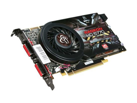 Picture of XFX HD 577X ZMF3 Radeon HD 5770 1GB 128-bit DDR5 PCI Express 2.1 x16 CrossFireX Support Video Card with Eyefinity