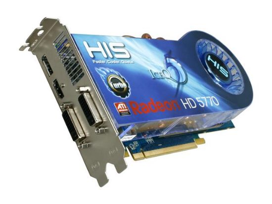 Picture of HIS H577QT1GD IceQ 5 Radeon HD 5770 Turbo 1GB 128-bit GDDR5 PCI Express 2.1 x16 HDCP Ready CrossFireX Support Video Card w/ Eyefinity