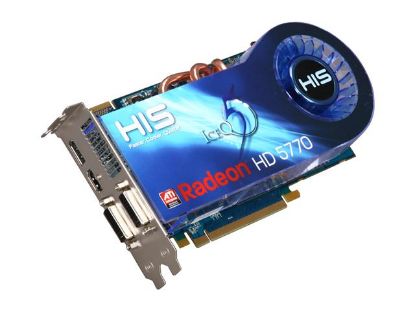 Picture of HIS H577Q1GD IceQ 5 Radeon HD 5770 1GB 128-bit GDDR5 PCI Express 2.1 x16 HDCP Ready CrossFireX Support Video Card w/ Eyefinity