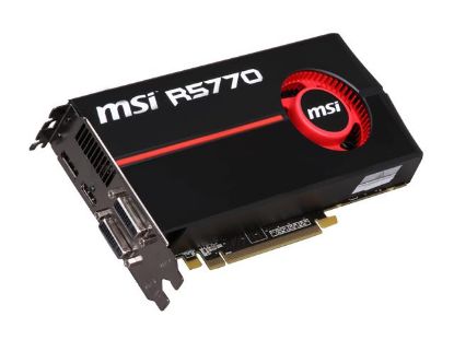 Picture of MSI R5770 PM2D1G OC Radeon HD 5770 1GB 128-bit GDDR5 PCI Express 2.1 x16 HDCP Ready CrossFireX Support Video Card