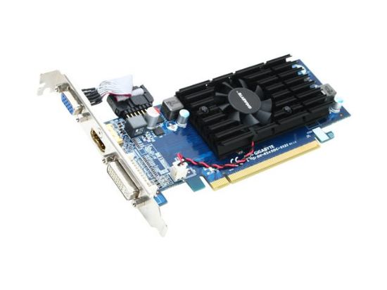 Picture of GIGABYTE GV-R545OC-512I Radeon HD 5450 (Cedar) 512MB 64-bit DDR3 PCI Express 2.1 x16 HDCP Ready Low Profile Video Card