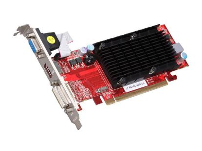 Picture of POWERCOLOR AX5450 512MD2 SH Go! Green Radeon HD 5450 (Cedar) 512MB 64-bit DDR2 PCI Express 2.1 x16 HDCP Ready Video Card