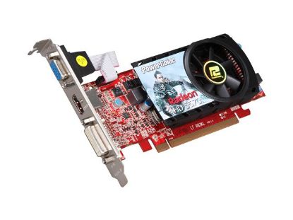 Picture of POWERCOLOR AX5570 1GBD3 LH Radeon HD 5570 1GB 128-bit DDR3 PCI Express 2.0 x16 HDCP Ready Low Profile Ready Video Card