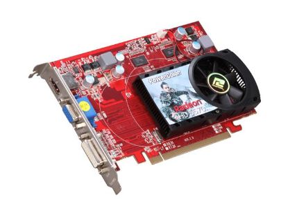 Picture of POWERCOLOR AX5570 512MK3 H Radeon HD 5570 512MB 128-bit DDR3 PCI Express 2.1 x16 HDCP Ready Video Card