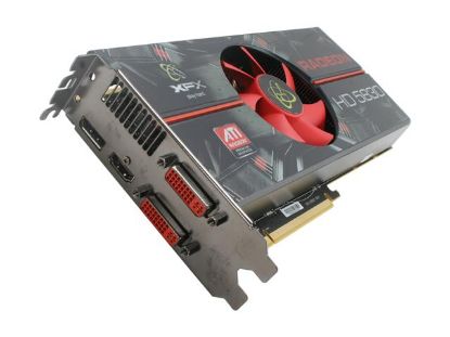 Picture of XFX HD 583X ZAFC Radeon HD 5830 1GB 256-bit DDR5 PCI Express 2.1 x16 HDCP Ready CrossFireX Support Video Card with Eyefinity