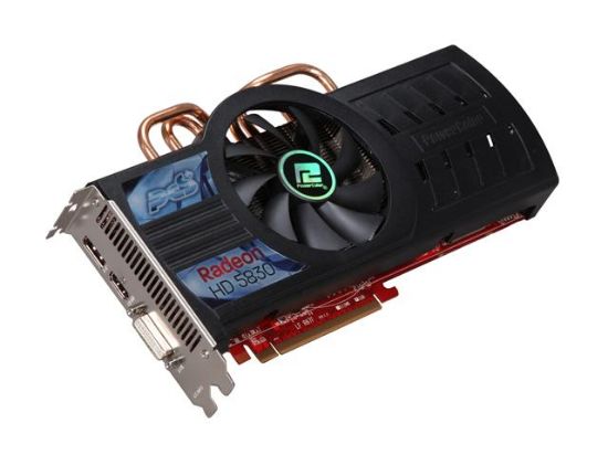 Picture of POWERCOLOR AX5830-1GBD5-PPDH PCS Radeon HD 5830 1GB 256-bit GDDR5 PCI Express 2.1 x16 HDCP Ready CrossFireX Support Video Card w/ Eyefin