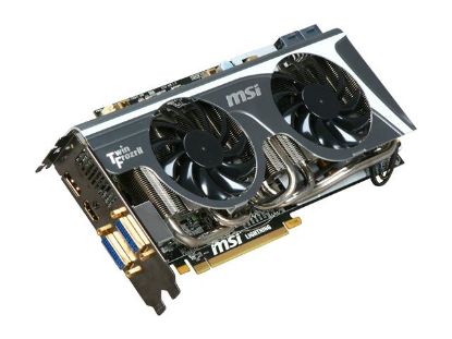 Picture of MSI R5870-LIGHTNING-II Radeon HD 5870 1GB 256-bit GDDR5 PCI Express 2.1 x16 HDCP Ready CrossFireX Support Video Card