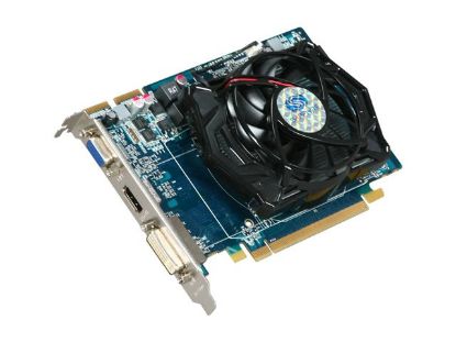 Picture of SAPPHIRE 100294DDR5L Radeon HD 5550 1GB 128-bit GDDR5 PCI Express 2.0 x16 HDCP Ready CrossFireX Support Video Card