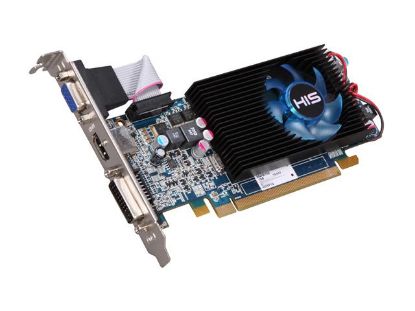 Picture of HIS H555F1G Radeon HD 5550 1GB 128-bit DDR3 PCI Express 2.1 x16 HDCP Ready Low Profile Ready Video Card