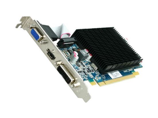 Picture of HIS H555HS1G Radeon HD 5550 1GB 128-bit DDR2 PCI Express 2.1 x16 HDCP Ready Low Profile Ready Video Card