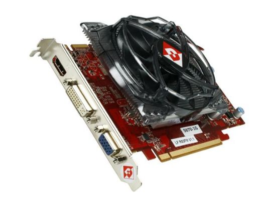 Picture of DIAMOND 5670PE51G Radeon HD 5670 1GB 128-bit GDDR5 PCI Express 2.0 x16 HDCP Ready CrossFireX Support Video Card