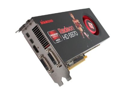 Picture of DIAMOND 6870PE51GB Radeon HD 6870 1GB 256-bit GDDR5 PCI Express 2.1 x16 HDCP Ready CrossFireX Support Video Card