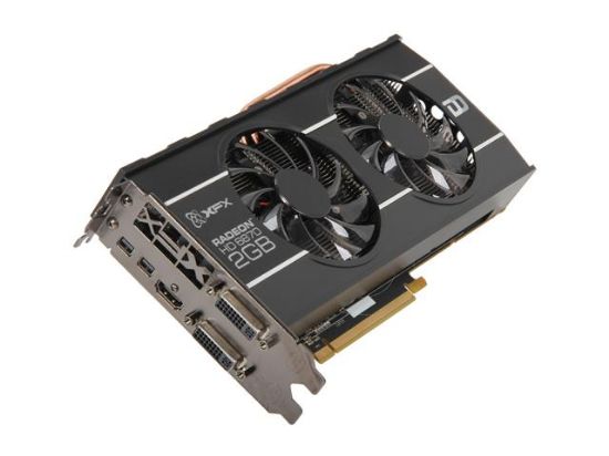 Picture of XFX HD687ACDFC Radeon HD 6870 2GB 256-bit GDDR5 PCI Express 2.1 x16 HDCP Ready CrossFireX Support Video Card