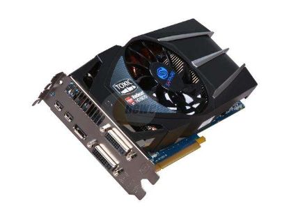 Picture of SAPPHIRE 100314TXSR Toxic Radeon HD 6870 1GB 256-bit GDDR5 PCI Express 2.1 x16 HDCP Ready CrossFireX Support Video Card with Eyefinity