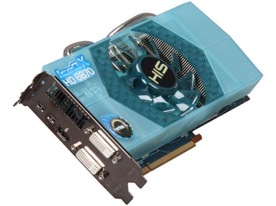 Picture of HIS H687QNX1G2M IceQ X Turbo X Radeon HD 6870 1GB 256-bit GDDR5 PCI Express 2.1 x16 HDCP Ready CrossFireX Support Video Card with Eyefinity