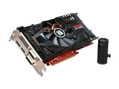 Picture of POWERCOLOR AX6850 1GBD5 PPDHGJ PCS Radeon HD 6850 1GB 256-bit GDDR5 PCI Express 2.1 x16 HDCP Ready CrossFireX Support Video Card with Eyefin