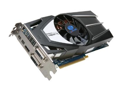 Picture of SAPPHIRE 100315VXL Vapor-X Radeon HD 6850 1GB 256-bit GDDR5 PCI Express 2.1 x16 HDCP Ready CrossFireX Support Video Card