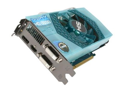 Picture of HIS H685QNT1GD IceQ X Turbo Radeon HD 6850 1GB 256-bit GDDR5 PCI Express 2.1 x16 HDCP Ready CrossFireX Support Video Card with Eyefinity