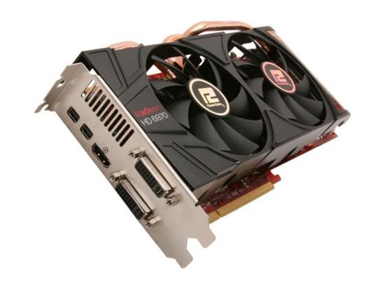 Picture of POWERCOLOR AX6970 2GBD5 2DH Radeon HD 6970 2GB 256-bit GDDR5 PCI Express 2.1 x16 HDCP Ready CrossFireX Support Video Card with Eyefinity