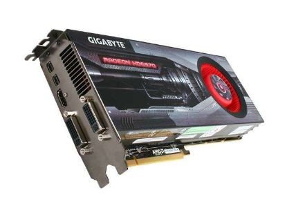 Picture of GIGABYTE GVR697D52GDB Radeon HD 6970 2GB 256-bit GDDR5 PCI Express 2.1 x16 HDCP Ready CrossFireX Support Video Card with Eyefinity