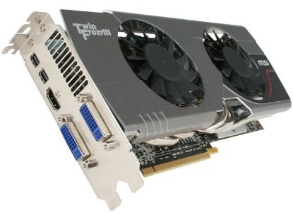 Picture of MSI R6950 TWIN FROZR III PE/OC Radeon HD 6950 2GB 256-bit GDDR5 PCI Express 2.1 x16 HDCP Ready CrossFireX Support Video Card with Eyefinity