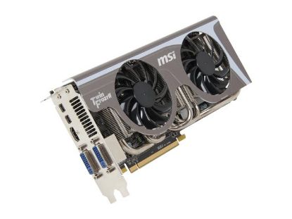 Picture of MSI R6950 TWIN FROZR II/OC Radeon HD 6950 2GB 256-bit GDDR5 PCI Express 2.1 x16 HDCP Ready CrossFireX Support Video Card with Eyefinity