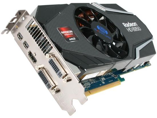 Picture of SAPPHIRE 100312 2SR Radeon HD 6950 2GB 256-bit GDDR5 PCI Express 2.1 x16 HDCP Ready CrossFireX Support Video Card with Eyefinity