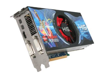 Picture of HIS H695FN1G2M Radeon HD 6950 1GB 256-bit GDDR5 PCI Express 2.1 x16 HDCP Ready CrossFireX Support Video Card with Eyefinity