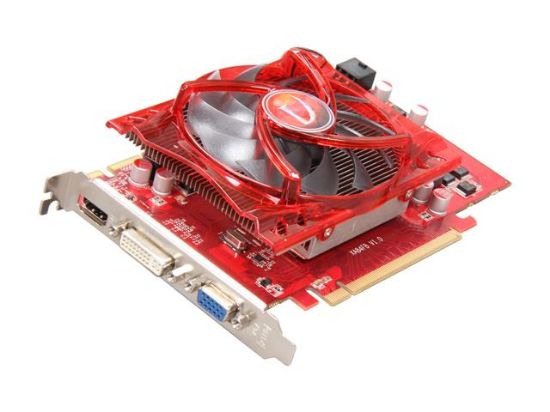 Picture of VISIONTEK 900368 Radeon HD 6770 1GB 128-bit GDDR5 PCI Express 2.1 x16 HDCP Ready CrossFireX Support Video Card