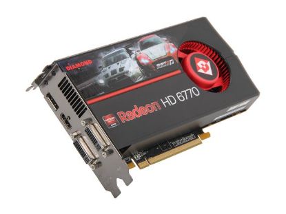 Picture of DIAMOND 6770PE51GB Radeon HD 6770 1GB 128-bit GDDR5 PCI Express 2.1 x16 HDCP Ready CrossFireX Support Video Card