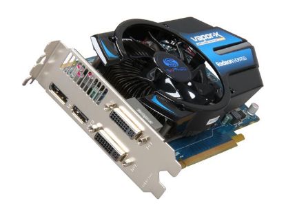 Picture of SAPPHIRE 100327VXL Vapor-X Radeon HD 6750 1GB 128-bit GDDR5 PCI Express 2.1 x16 HDCP Ready CrossFireX Support Video Card with Eyefinity (100327VXL